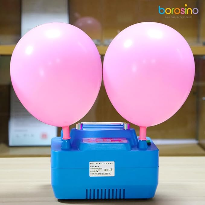 Electric Balloon Pump，800W Portable Dual Nozzle Balloon Inflator，Double-Hole - Image 3