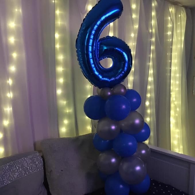 Night Blue 7 Balloon - Image 4