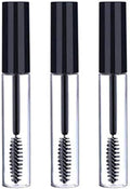 3pcs 10ml Empty Mascara Tube Wand Eyelash Cream Container Bottle with 3 Rubber Inserts 3 Funnels 3 Transfer Pipettes