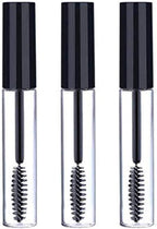 3pcs 10ml Empty Mascara Tube Wand Eyelash Cream Container Bottle with 3 Rubber Inserts 3 Funnels 3 Transfer Pipettes