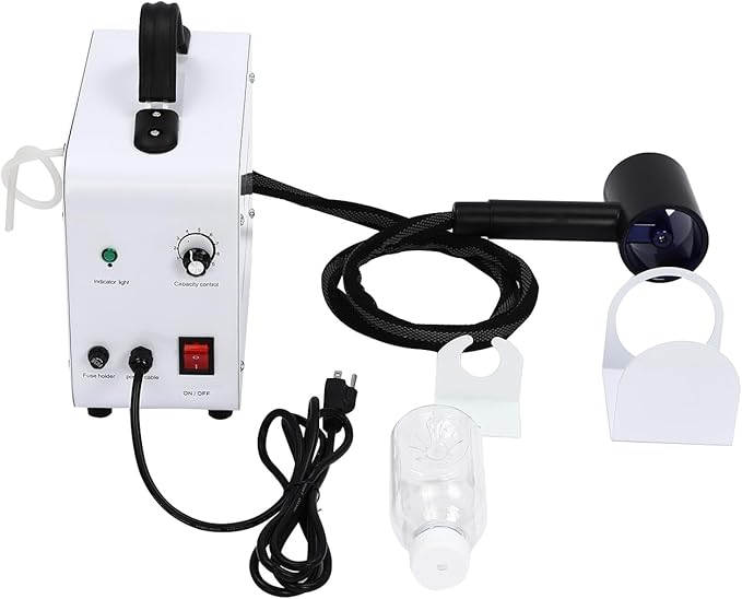 1300W Nano Hair Steamer Spray Machin,Multifunctional Hair Care Salon Steamer Gun with 11.83oz Water Tank, Adjustable 1-10 Levels,Blue Light Color Processor Salon Beauty for Home, Hair Salon