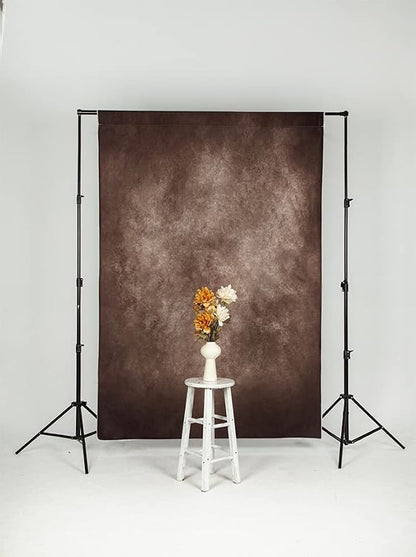 Kate 5x7ft Brown Portrait Backdrops Vintage Brown Backgrounds - Image 4