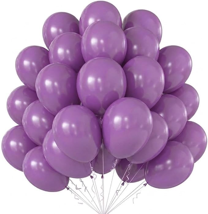 10 Inch Mauve Balloons by KALOR