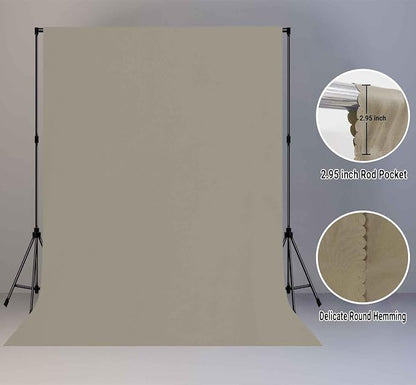 Grey Photography Backdrop for Photoshoot, Fabric 10x20ft | Polyester Studio - Image 2