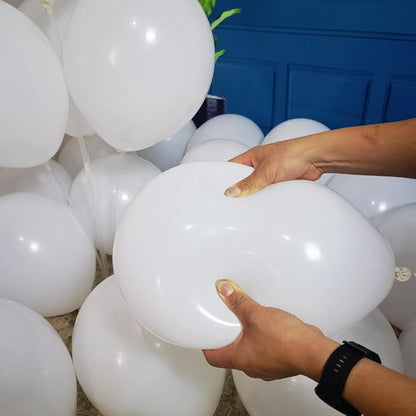 300 Pack White Balloons 12 Inch White Latex Balloons Bulk - Image 3