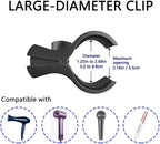 Hands Free Hair Dryer Holder Stand 360 Degree Rotating Sturdy Metal Base Strong Clamp Adjustable Flexible Blow Dryer Stand