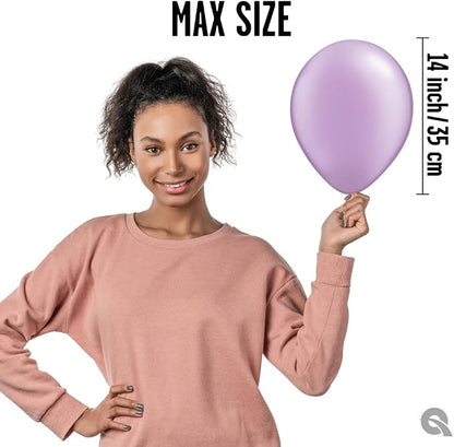 Qualatex 11" Lavender Pearlized Balloons - Image 4