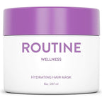 Routine Wellness Deep Conditioning Hair Mask - Bring Dry, Damaged Hair Back to Life – Hydrating Repair Treatment that Moisturizes, Strengthens & Adds Volume – Gardenia 8oz