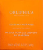 Obliphica Seaberry Hair Mask - Deep Conditioning Hydrating Treatment for Dry and Damaged Hair - Fine, Frizzy, and Color-Treated Hair - 1.05 Pound (Pack of 1)