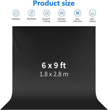 NEEWER 6x9 feet/1.8x2.8m Photo Studio 100% Pure Polyester Collapsible Backdrop - Image 2