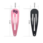 Hair Clips, KUBOM 120-Pack Metal Snap Hair Barrettes Barettes and Hair Clips for Girls,Toddlers,Kids,Women, Baby and Fine/Thick hair - 2inch (Colored Candy and Pattern)