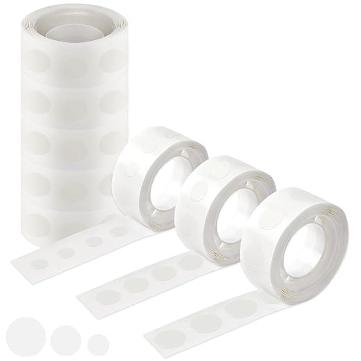 UPINS 800Pcs Glue Points Dots Removable Balloon Glue Adhesive Dots | 8 Rolls by UPINS