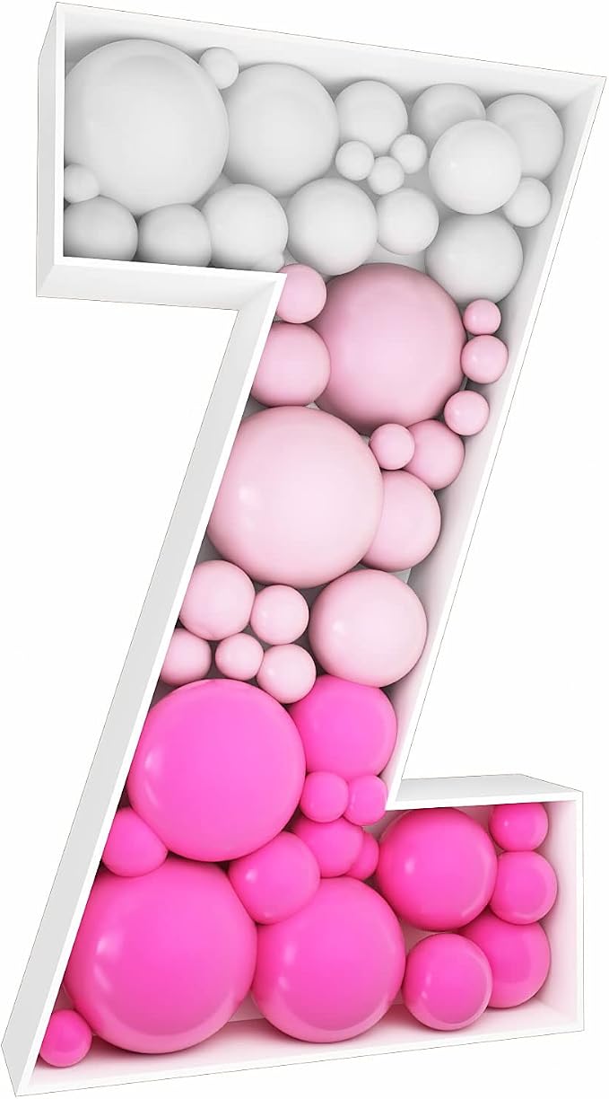 3FT Tall Mosaic Balloon Frame Big Marquee Light Up Letters DIY Kit by JW+Passion+-+Premium+Quality%2C+Made+With+Passion