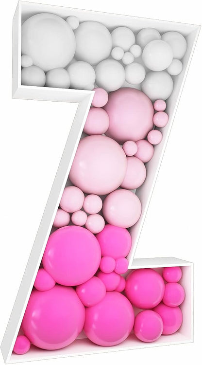 3FT Tall Mosaic Balloon Frame Big Marquee Light Up Letters DIY Kit by JW+Passion+-+Premium+Quality%2C+Made+With+Passion