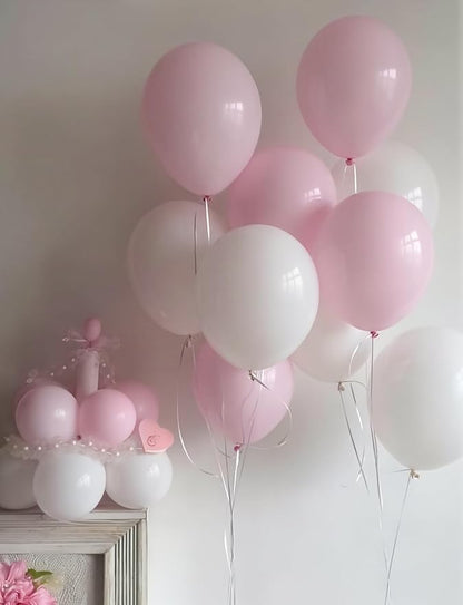 Light Pink Balloons, Baby Soft Pink Balloons - Image 7
