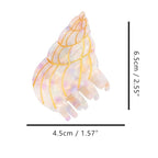 Conch Claw Clip,Ocean Hair Clip,Acetate Hair Clips,Small Claw Clips for Women