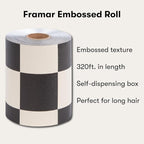 FRAMAR Checkered Hair Foil – Hair Foils For Highlighting Long Hair, Highlight Foils For Hair Highlighting, Salon Foils For Hair Highlighting Kit, Salon Foils For Hair Stylist – 320 ft