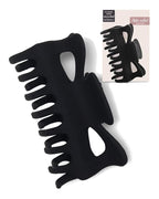 Kitsch Large Claw Clip for Thick Hair | Rubberized Finish for Easy-Grip, Electroplated Springs | Big Hair Clips for Updos Hairstyle | Ideal Gifts for Women - Black, 1pc