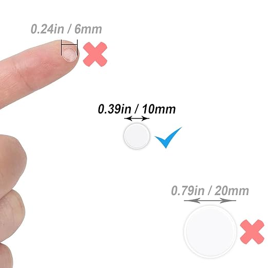 350pcs Transparent Double-Sided Sticky Adhesive Dots Stickers, 10mm/0.4” Small - Image 6