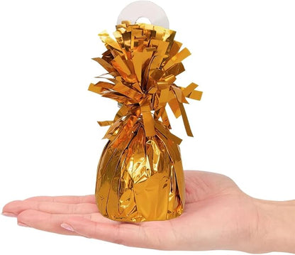 Foil Fringe Foil Balloon Weight | Orange | 1 Pc - Image 3