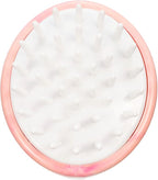 Shampoo Massager Brush, Scalp Massager and Exfoliator Features Soft Bristles to Aid in Dandruff Relief, Increase Circulation, Stimulate Hair Growth for Healthy Looking Hair (Pink Marble)