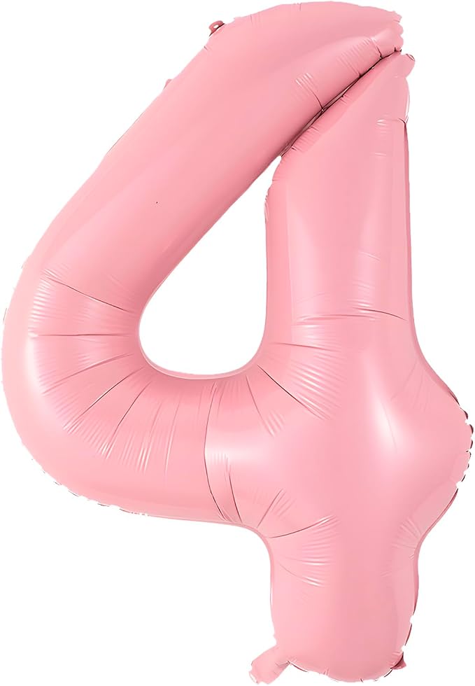40 Inch Pink Number 4 Balloon Suitable by Unknown