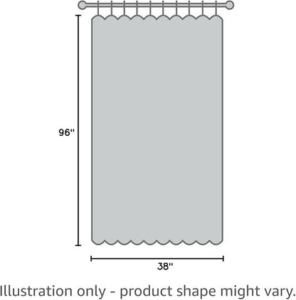 38 inches Wide Back Tab Linen Curtains 96 inches Long 2 Panels Set - Image 8