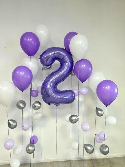 Numbers 10 Balloon 40Inch Purple Balloons - Image 4