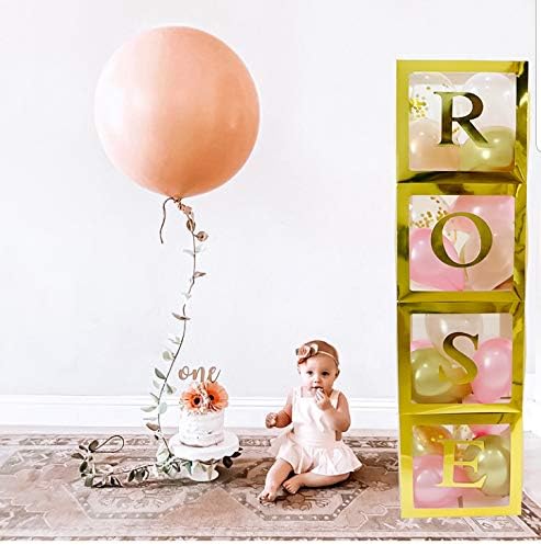 82 PCS Gold Neutral Baby Shower Decorations - Image 5
