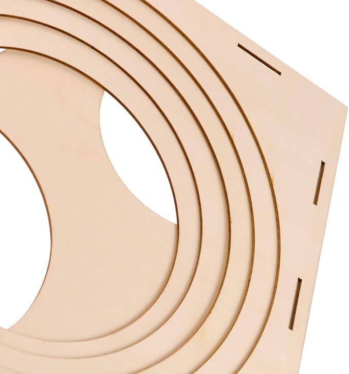 9 Holes Collapsible Wood Balloon Sizer Cube Box from 2" to 10", Balloon - Image 5