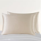 ZIMASILK Upgraded 100% 6A Grade Pure Mulberry Silk Pillowcase for Hair and Skin Silk Pillow Cases with Reinforced Hidden Zipper, More Soft & Durable, Gift Box (Queen 20"x30" Beige)