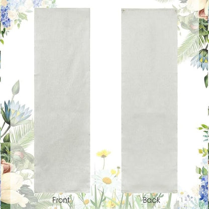 Wedding Welcome Sign Banner Personalized Custom Name Linen Fabric Wedding - Image 3