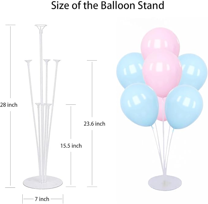 6 Set Balloon Stand Kit for Table Centerpieces - Image 5