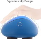 Breo Portable Mini Scalp Massager, IPX7 Waterproof Wireless Massager Octopus Head, for Scalp Stress Relief (Blue - Magnetic)
