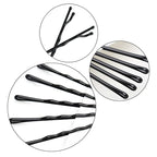 YINGFENG 220pcs Large 2.76-Inch Bobby Pins for Women, Super Grip Black Hair Clips with Box - Reusable Non-Slip Pins for Thick, Long Hair