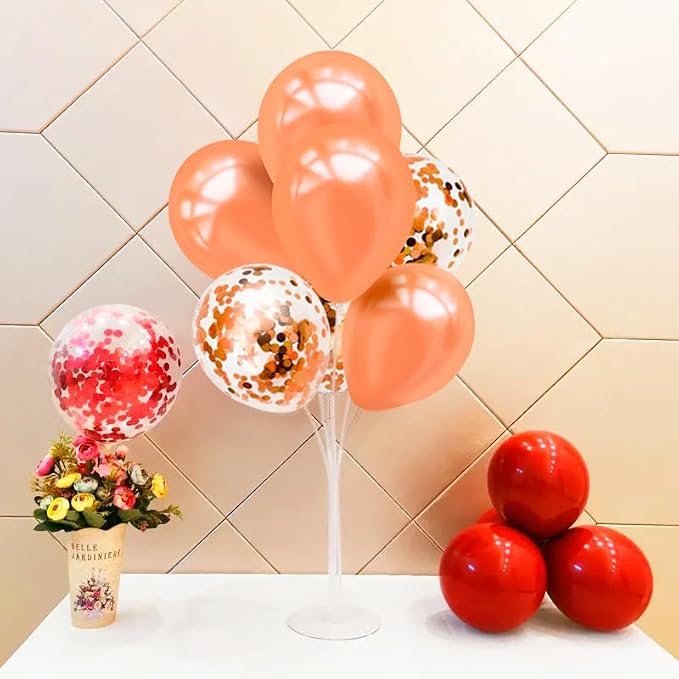 ZJDHPTY 4Set Rose Gold Balloon Stand Table Centerpieces Party Decor | Birthday - Image 6