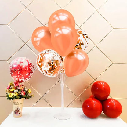 ZJDHPTY 4Set Rose Gold Balloon Stand Table Centerpieces Party Decor | Birthday - Image 6