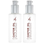 HerStyler Castor Oil Hair Serum for Hair Growth - Hair Shine Serum with Vitamin E - Hair Growth Serum - Hair Serum Heat Protectant - Vitamin E for Silky Hair - 2 Fl Oz (1 Pack) (2 Pack)