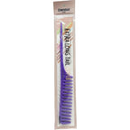 DONNA Extra Long Tail Comb – Wide Tooth Styling Comb with Long Handle for Parting, Sectioning & Braiding – Anti-Static Pastel Hair Comb for Natural & Curly Hair (PURPLE)