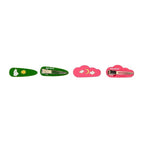 dearcloud Moomin Crease-Free Hair Clips Set of 4 – Gentle, Teeth-Free & Secure Hold (Hair Harmony)
