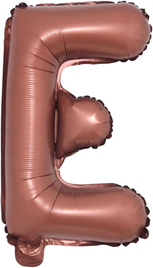 Chocolate Color Letter Number Foil balloons 1pc 16inch Alphabet Digital by RUIANSI