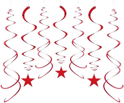 Party Star Swirl Decorations, Whirls Decorations by AimtoHome