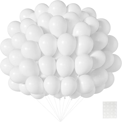 Patimate White Balloons 150pcs 5 Inch White Latex Party Balloons | Engagement by PatimateDirect