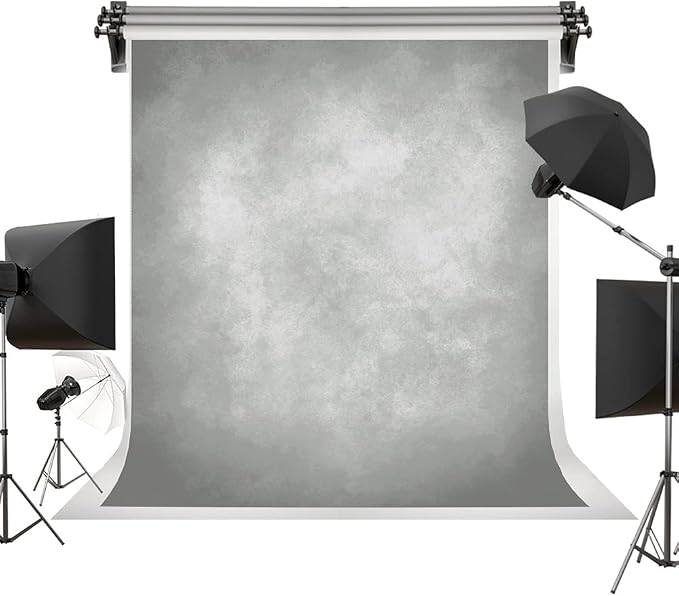 Kate 5x7ft Light Grey Backdrops Abstract Photography Backdrop by KateBackdropforPhotography