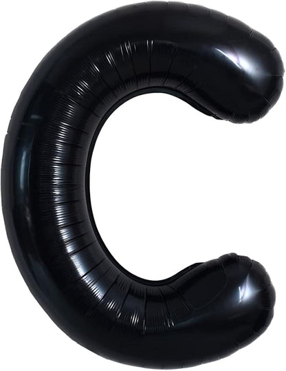 TONIFUL 40 Inch Large Black C Letter Balloon by TONIFUL