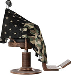 Professional Barber Cape - Hair Cutting Cape with Adjustable Neck Closure, Salon Quality Styling Cape for Hairdressers and Barbers - Army