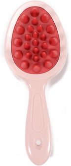Double Sided Scalp Massager Hair Growth, Shampoo Brush Head Scalp Massager for Hair Growth Scalp Scrubber with Soft Silicone Bristles (Double Pink)