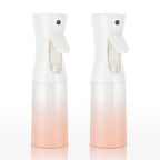 Spray Bottle for Hair (6.8OZ /200ML) Continuous Ultra Fine Mist Sprayer for Hair, Salons, Barber, Plants, Skin Care, Cleaning 2 Pack MATTE PINK