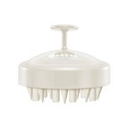 HEETA Hair Scalp Massager Brush, Updated Hair Shampoo Brush, Wet & Dry Scalp Exfoliator with Soft Silicone Bristles, Head Massager Washing Hair Care Tool for Women Men Kid, Bright Beige