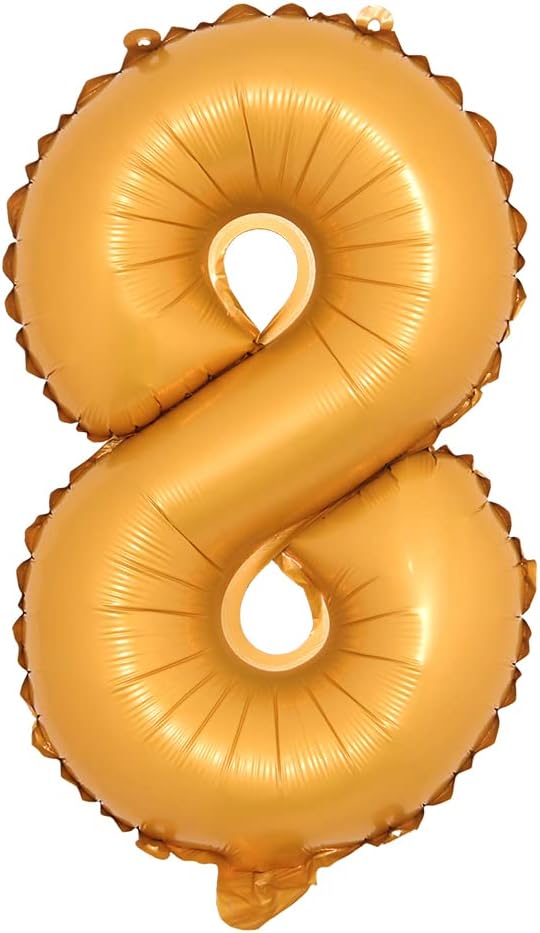 16" inch Single Orange Alphabet Letter Number Balloons Aluminum Hanging Foil by RUIANSI
